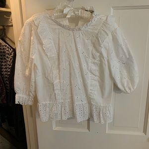 Eyelet Blouse never worn.